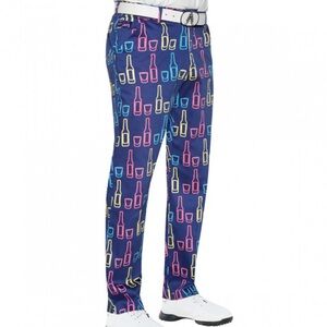 Royal & Awesome Golf Pants Shot of the Day Trousers 34x30 NWT
